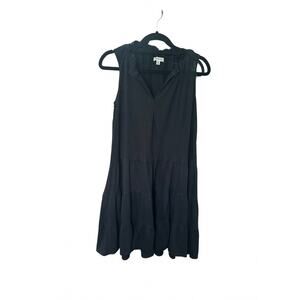 Max Studio Black Tiered Dress